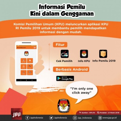 Informasi Pemilu Kini dalam Genggaman - 20190323